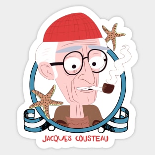 Jacques-Yves Cousteau Sticker